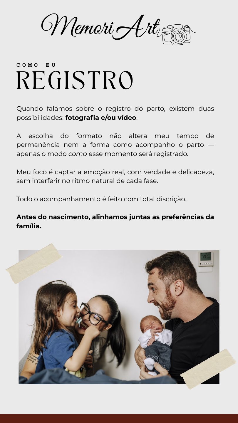 Página 2 do catálogo de nascimentos MemoriArt